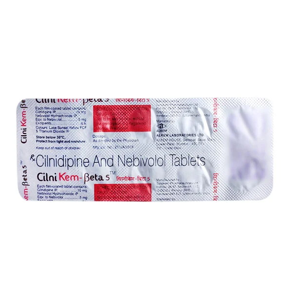 Cilnikem Beta 5 Tablet 10's, Pack of 10 TabletS