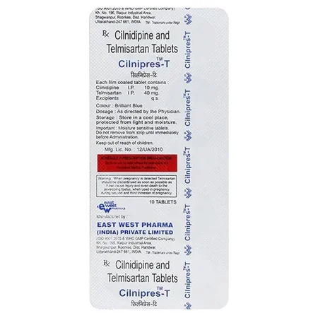 Cilnipres-T  Tablet 10's