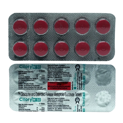 Cilory M 50 mg Tablet 10's, Pack of 10 TabletS