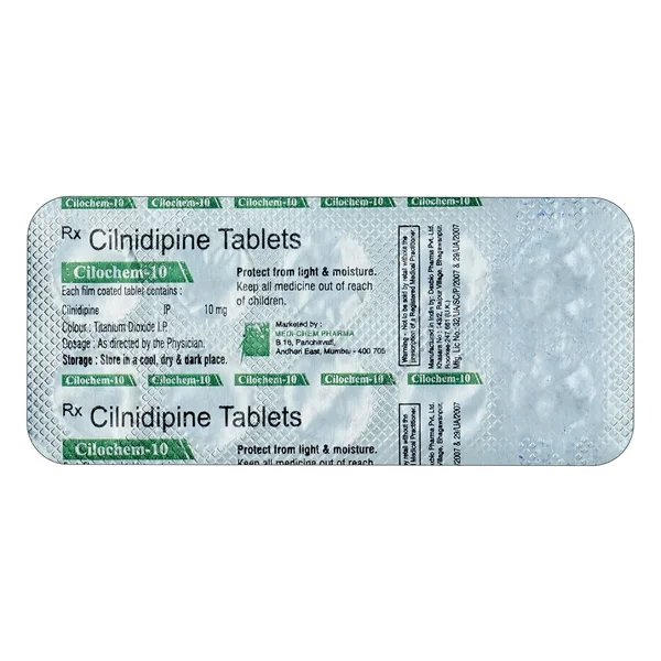 Cilochem-10mg Tablet 10's, Pack of 10 TABLETS