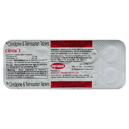 Cilnix T Tablet 10's