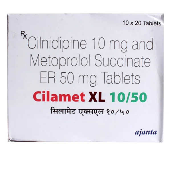 Cilamet XL 10 mg/50 mg Tablet 20's, Pack of 20 TabletS