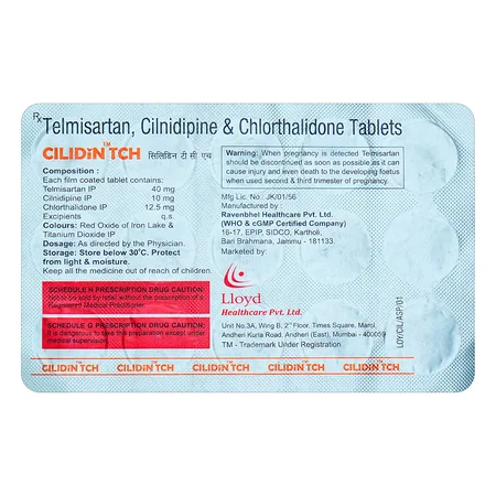 Cilidin TCH Tablet 15's