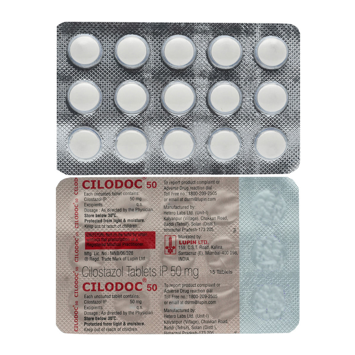 Cilodoc 50 Tablet 15's, Pack of 15 TABLETS