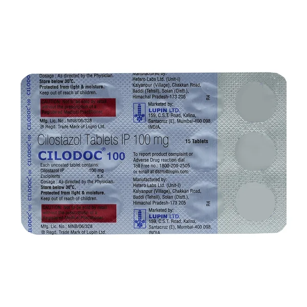 Cilodoc 100 Tablet 15's, Pack of 15 TABLETS