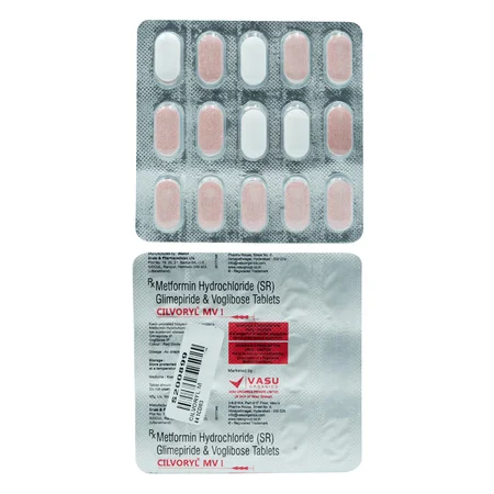 Cilvoryl MV 1 Tablet 15's