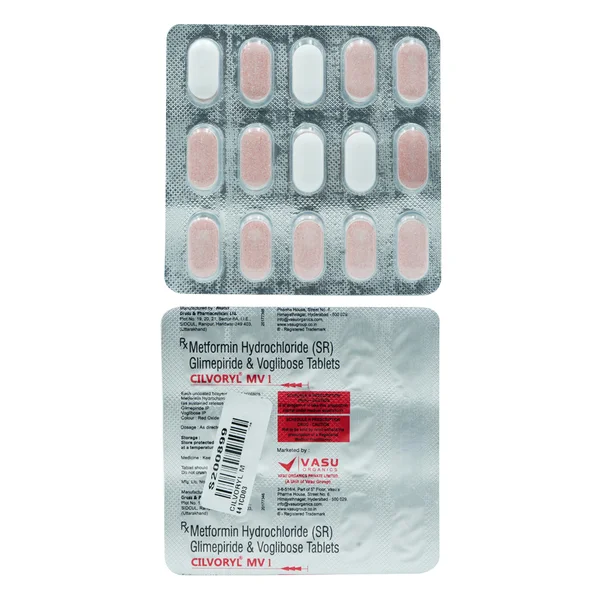 Cilvoryl MV 1 Tablet 15's