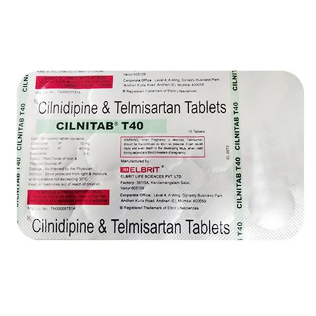 Cilnitab T 40 mg/10 mg Tablet 15's