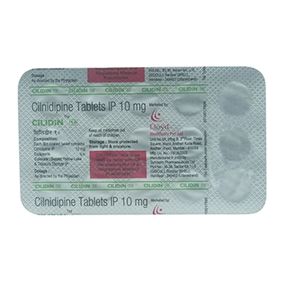 Cilidin 10 Tablet 15's, Pack of 15 TabletS