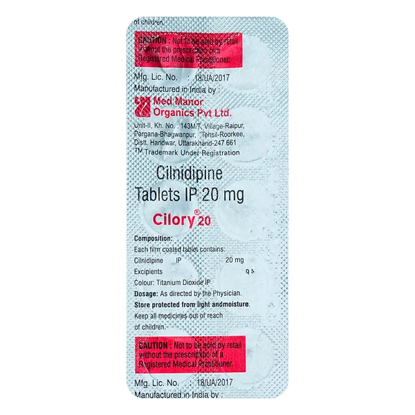 Cilory 20 Tablet 10's