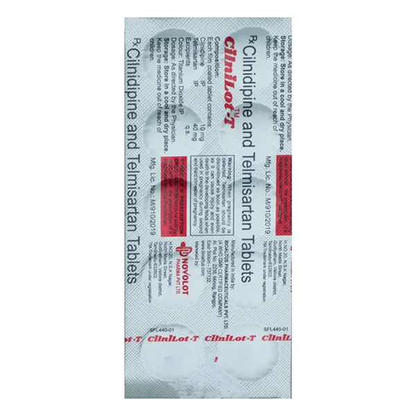 Cilnilot-T Tablet 10's