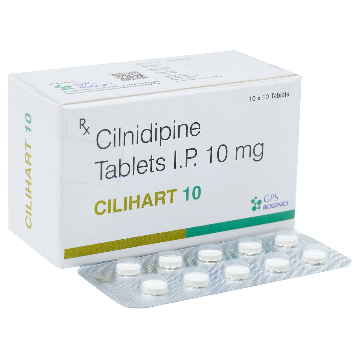 Cilihart 10 Tablet 10's, Pack of 10 TABLETS Cilihart 10 Tablet 10's, Pack of 10 TABLETS