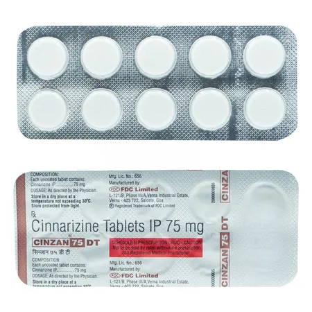 Cinzan 75 DT Tablet 10's