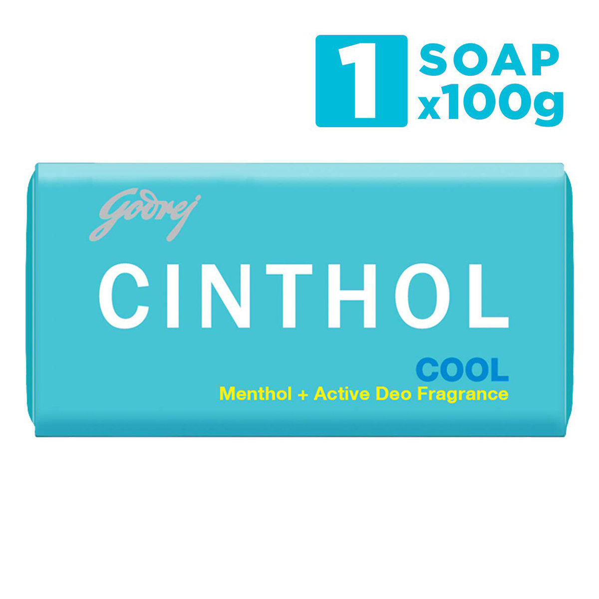 Cinthol Cool Soap 100 gm | With Icy Cool Menthol | Stay Fresh with Active Deo Fragrance | For All Skin Type, Pack of 1 Cinthol Cool Soap 100 gm | With Icy Cool Menthol | Stay Fresh with Active Deo Fragrance | For All Skin Type, Pack of 1