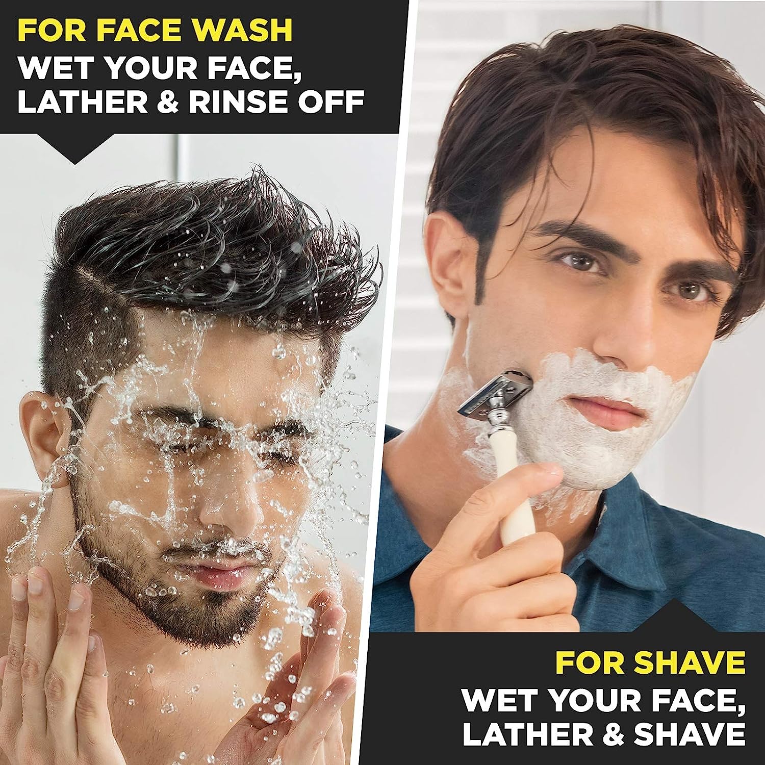 Cinthol Shave + Face Wash Fresh Burst 100 gm | Lemon Peel Extract | Removes Dark Spots | For Pollution Control | Dual Cleansing System, Pack of 1 Cinthol Shave + Face Wash Fresh Burst 100 gm | Lemon Peel Extract | Removes Dark Spots | For Pollution Control | Dual Cleansing System, Pack of 1