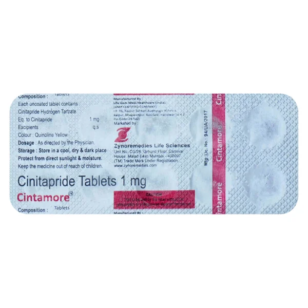 Cintamore Tablet 10's