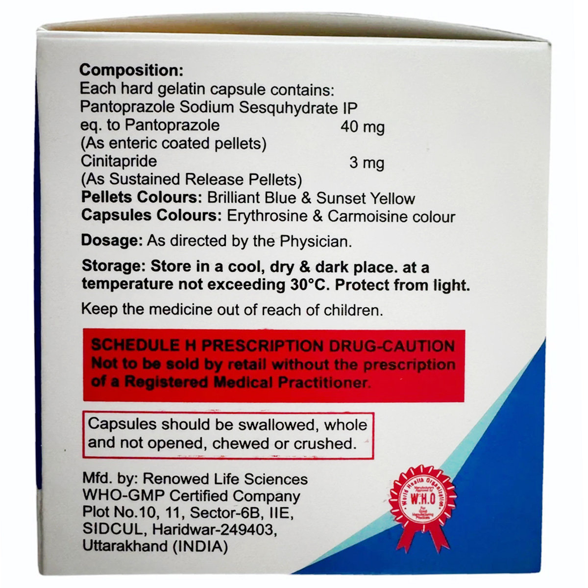 Cintoshel PR Capsule 10's, Pack of 10 Cintoshel PR Capsule 10's, Pack of 10