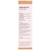 Ciplox-D Eye/Ear Drops 10 ml, Pack of 1 EYE/EAR DROPS
