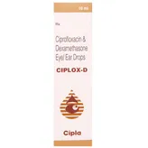 Ciplox-D Eye/Ear Drops 10 ml, Pack of 1 EYE/EAR DROPS