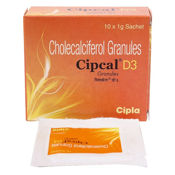 Cipcal D3 Granules 1 gm, Pack of 1