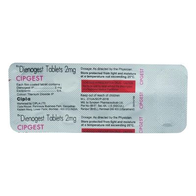 Cipgest 2 mg Tablet 10's, Pack of 10 TabletS