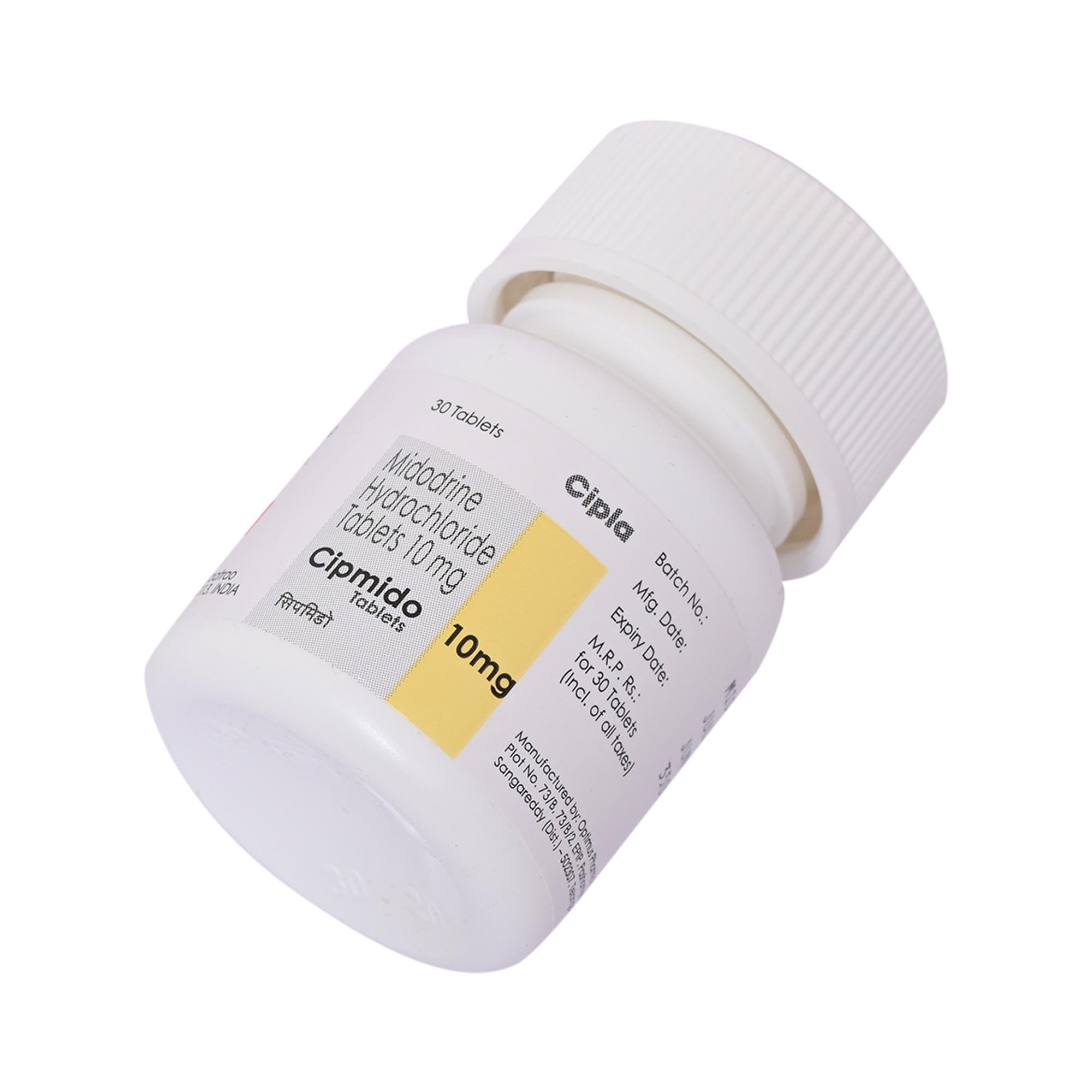 Cipmido 10 mg Tablet 10's, Pack of 10 Cipmido 10 mg Tablet 10's, Pack of 10