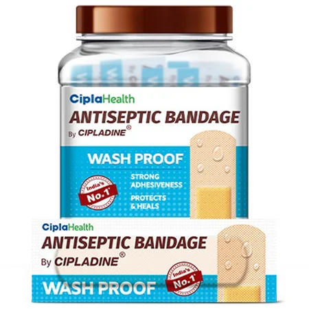 Cipla Cipladine Antiseptic Bandage, 10 Count