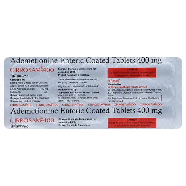Cirrosam-400 Tablet 15's