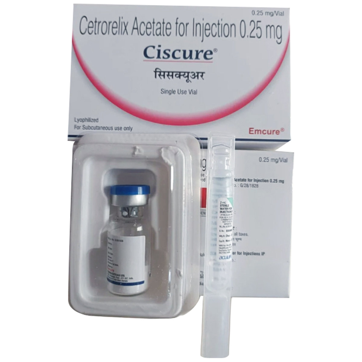 Ciscure 0.25 mg Injection 1's Ciscure 0.25 mg Injection 1's