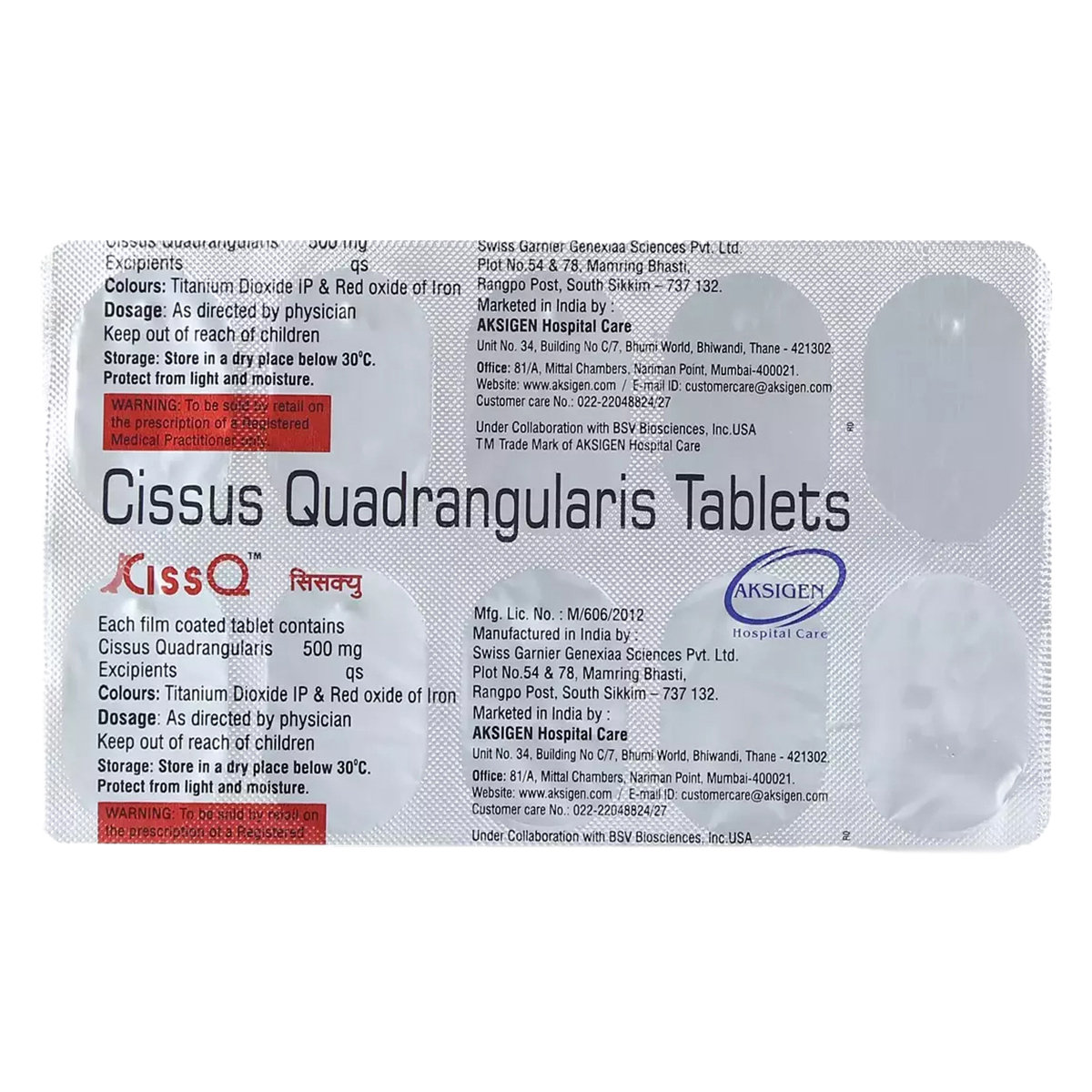 Ciss Q, 10 Tablets, Pack of 10 Ciss Q, 10 Tablets, Pack of 10