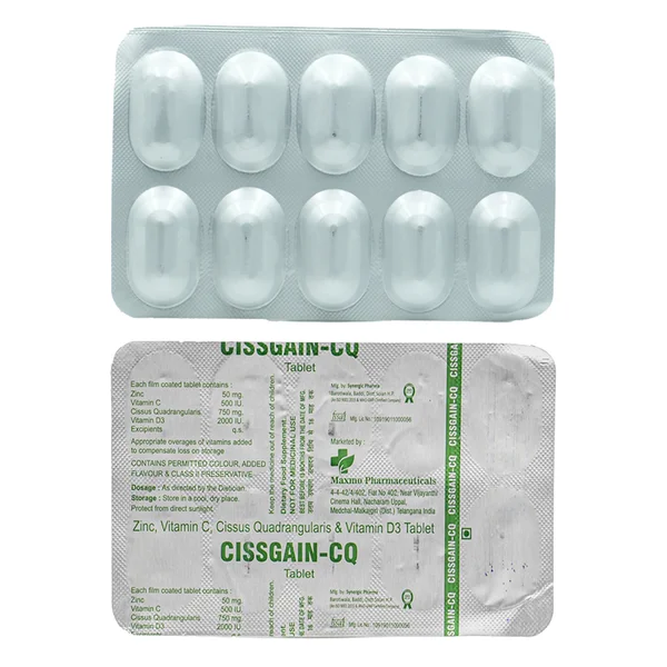 Cissgain-CQ Tablet 10's