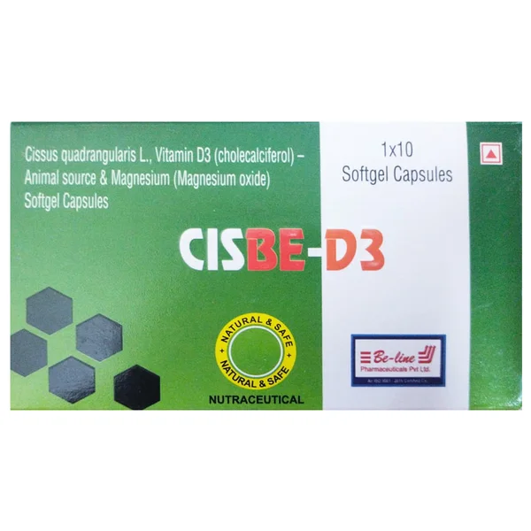 Cisbe-D3 Softgel Capsule 10's
