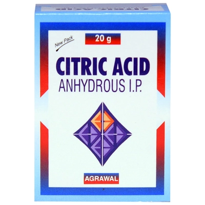 Citric Acid Powder 20 gm, Pack of 1