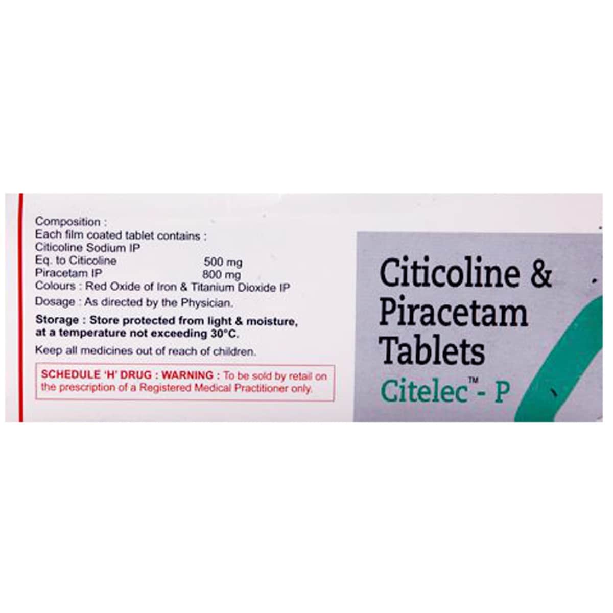 Citelec P Tablet 10's, Pack of 10 TABLETS Citelec P Tablet 10's, Pack of 10 TABLETS