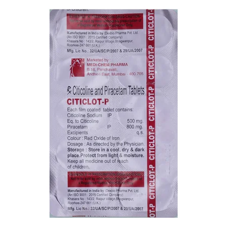 Citiclot-P Tablet 10's