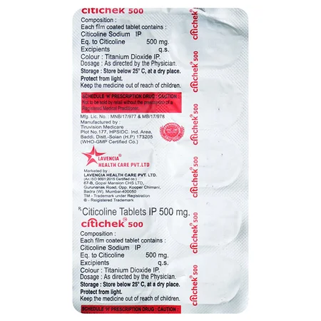 Citichek 500 Tablet 10's