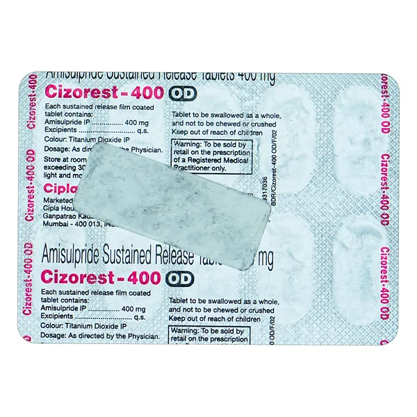 Cizorest-400 OD Tablet 10's
