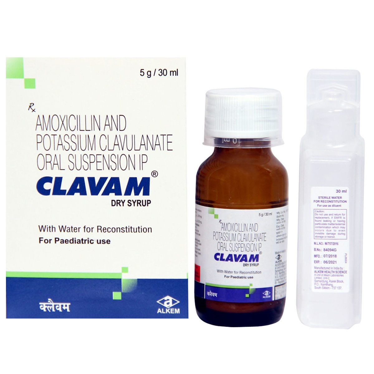 Clavam Dry Syrup 30 ml, Pack of 1 DRY SYRUP