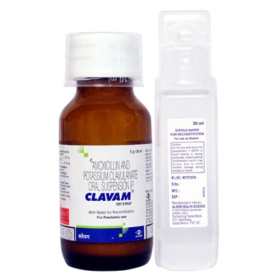 Clavam Dry Syrup 30 ml, Pack of 1 DRY SYRUP