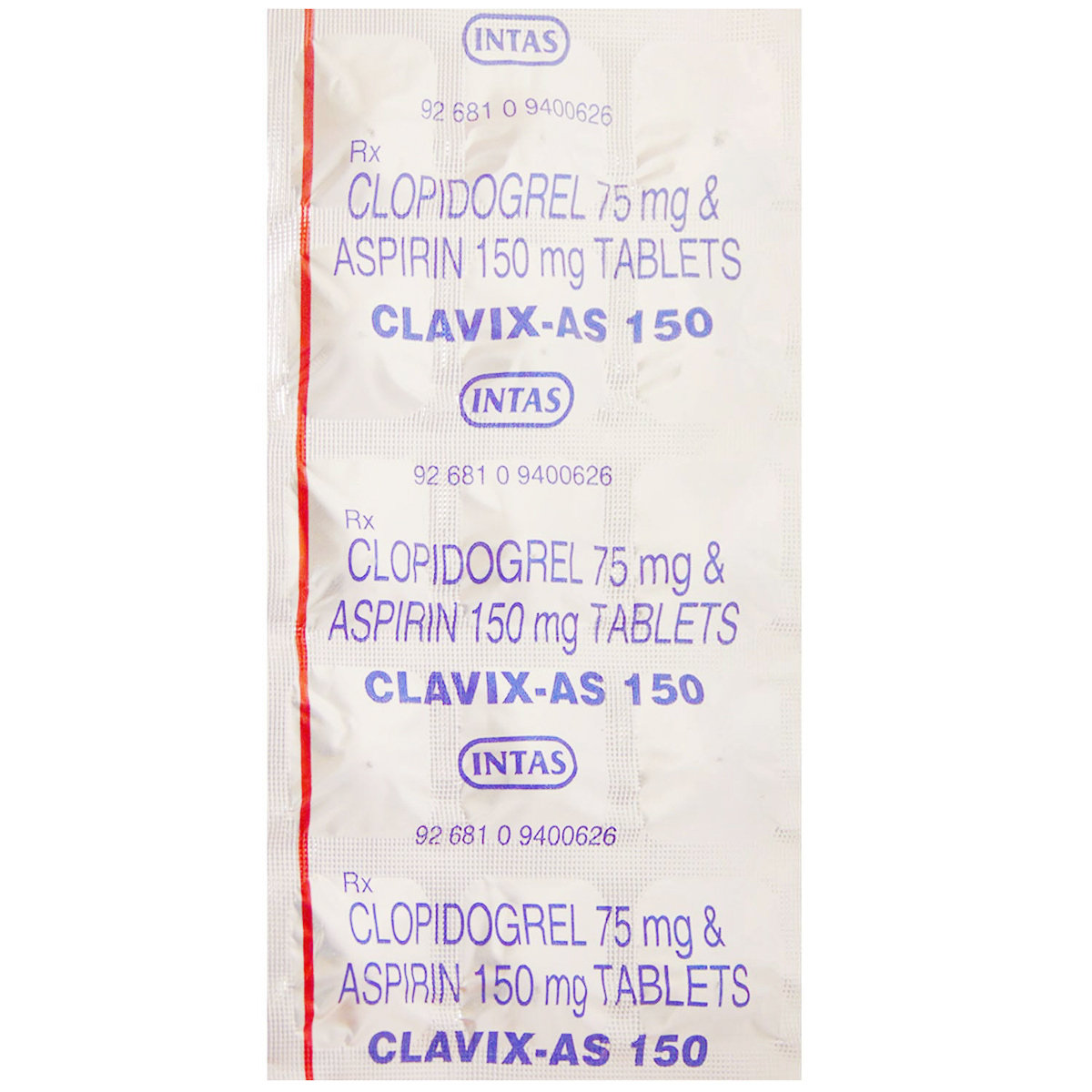 Clavix-AS 150 Tablet 15's, Pack of 15 TABLETS Clavix-AS 150 Tablet 15's, Pack of 15 TABLETS
