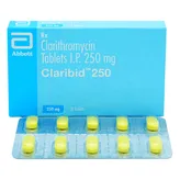 Claribid 250 Tablet 10's, Pack of 10 TABLETS