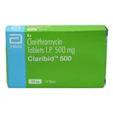 Claribid 500 Tablet 10's, Pack of 10 TABLETS
