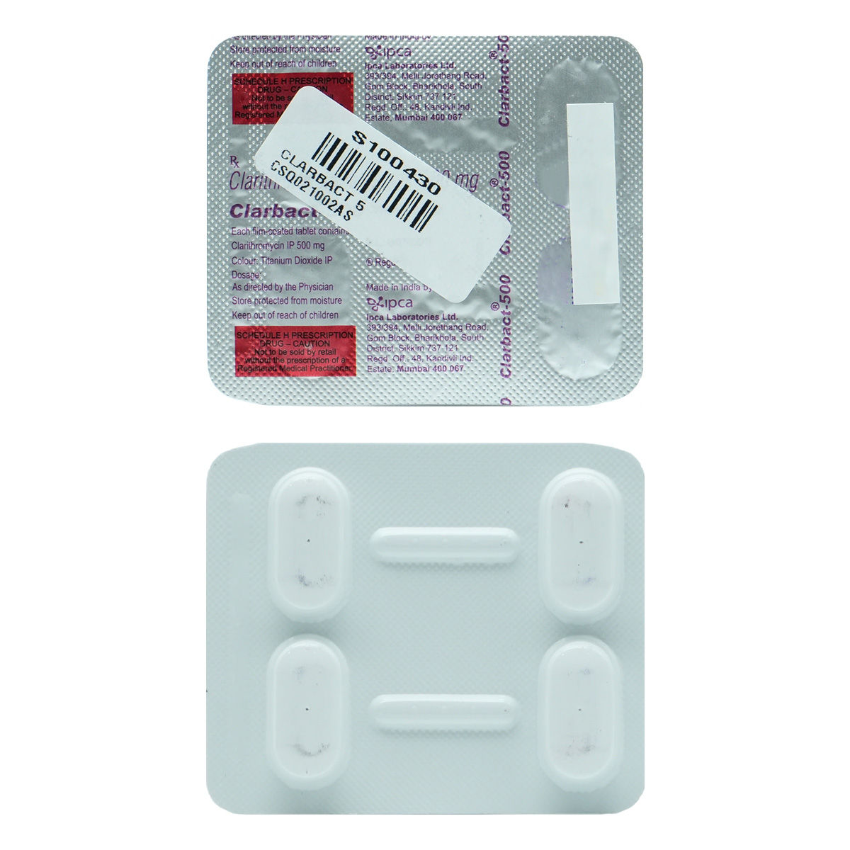 Buy Clarbact-500 Tablet 4's Online