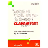 Clavam Forte Dry Syrup 30 ml, Pack of 1 Dry Syrup