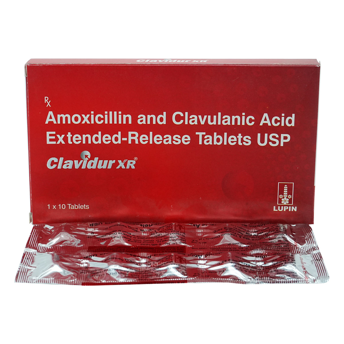 Clavidur XR Tablet 10's, Pack of 10 TabletS Clavidur XR Tablet 10's, Pack of 10 TabletS