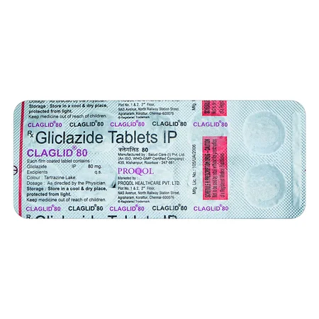 Claglid 80 Tablet 10's