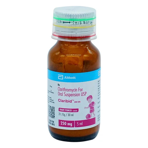 Claribid 250 DS Combipack Fruit Punch Suspension 30 ml