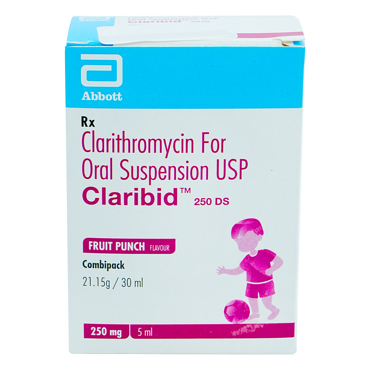 Claribid 250 DS Combipack Fruit Punch Suspension 30 ml, Pack of 1 SYUSPENSION Claribid 250 DS Combipack Fruit Punch Suspension 30 ml, Pack of 1 SYUSPENSION