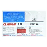 Clavam 1gm Tablet 10's, Pack of 10 TabletS