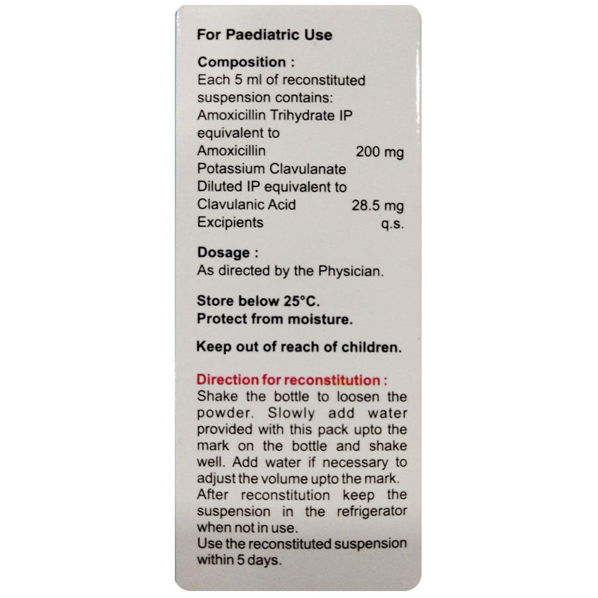 Clanoxy 200 Paediatric Delicious Mint Flavour Dry Syrup 30 ml, Pack of 1 DRY SYRUP Clanoxy 200 Paediatric Delicious Mint Flavour Dry Syrup 30 ml, Pack of 1 DRY SYRUP